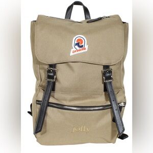 Invicta Jolly Plain Heritage Backpack Tan NWT